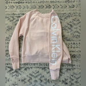 Calvin Klein Performance Sweatshirt Light Pink - Medium